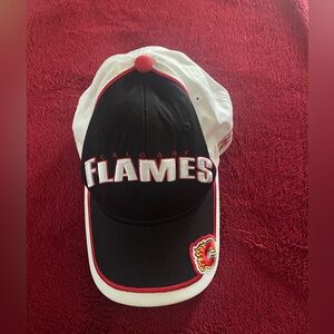 2/$30. NHL Calgary Flames Adjustable Cap Red Black & White